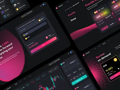 Forward Defi app graphic design