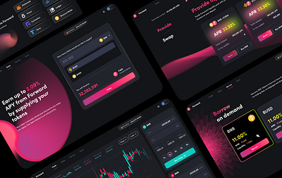 Forward Defi app graphic design
