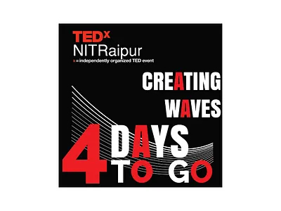 TEDx 1.0.9 black design event graphic design illustration red ted