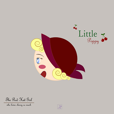 Little Poppy animation art cartoon childern design illustration vector