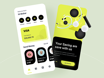 Finance Mobile App Design app app design bank bank app banking banking app finance finance app finances financial financial app fintech mobile app mobile app design mobile design mobile ui modern payment
