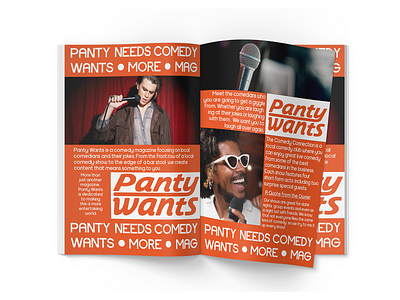 PANTY WANTS - Magazine Design animation app branding design design2d editorial flat graphic design icon illustration illustrator logo minimal mockup typography ui ux vector web website