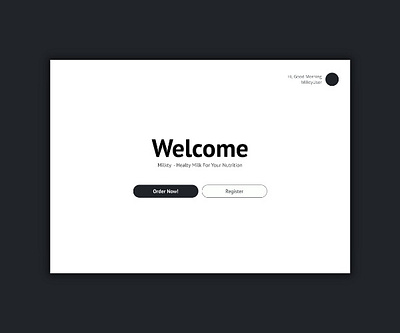 HOMEPAGE - MILKTY.CO design homepage main menu web website