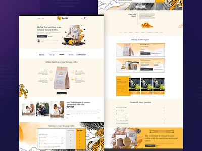 Tigerstyle figma landing page landing page design ui web design web development