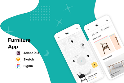 Furniture App Mobile UI Design app app design art branding design graphic design illustration inspiration logo ui uidesign uiux uiuxdesign uxdesign