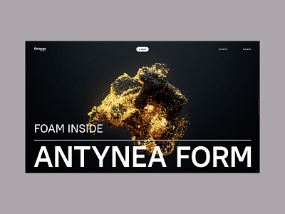 Antynea design flat interface typography ui ux web webdesign