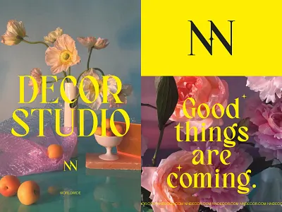 NN DECOR art branding design logo minimalistic photography web