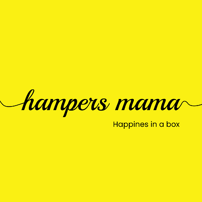 Hampers Mama graphic design hampers logo mama