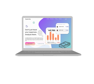 Expendly-Expense tracker and analyser. design ui