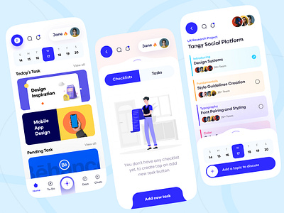 To-Do List App 042 app checklist designs management mobile task manager to do to do app to do list uiux uxui