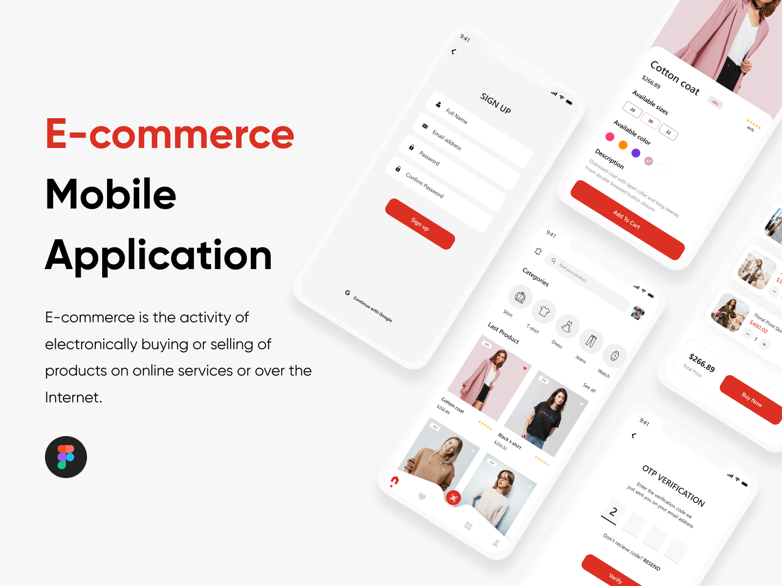 E-Commerce App app design brand branding creative app design ecommerce app ecommerce mobile app mobile mobile app mobile design online shop online store shop shopping shopping app store typography ui ui design user interface ux