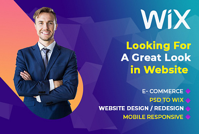 Gig Image Design For Wix Website Design Service