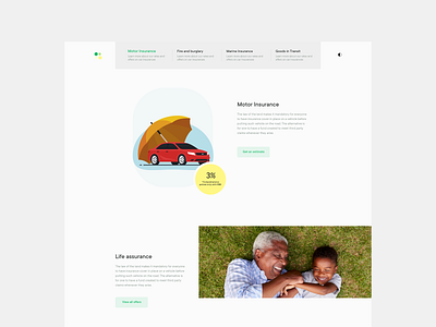 GPIB - Insurance Landing Page insurance landing page ui ui design ux