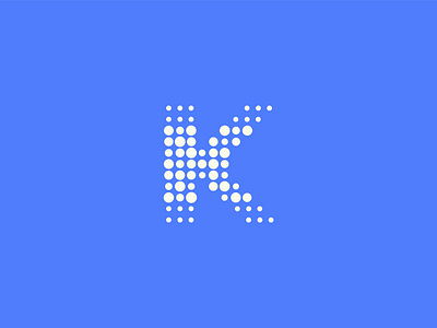 KK monogram brand business digital geometric logotype minimalistic monogram