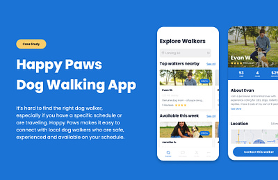 Happy Paws - Dog Walking App