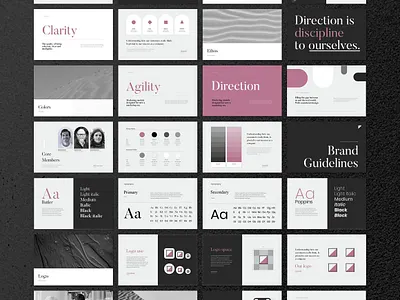 Branding Guidelines brand book brand guideline brand manual branding brochure clean creative layout minimal presentation
