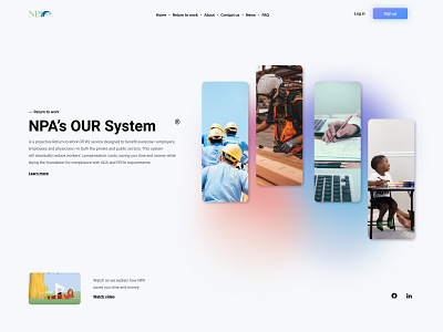 Home page proposal design ui ux web