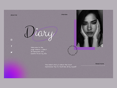 25 Daily UI. Blog Website app blog branding button design figma gradient illustration inspiration logo minimalism neumorphic new text trend ui ux