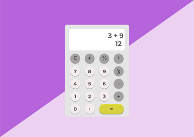 Calculator UI Design branding cart checkout checkout page daily 100 challenge dailyui design illustration logo motion graphics ui