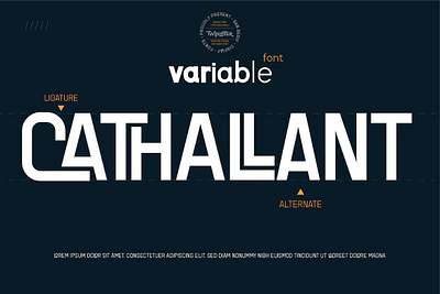 Cathra font typeface typography