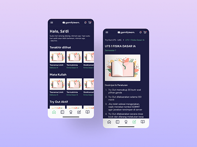 Gamifylearn | One Stop Learning App app creative design designs illustration logo mockup uidesign uiux uiuxdesign