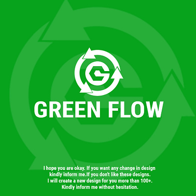 Green Flow Crypto Coin Logo