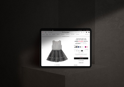 Product page for Deux par Deux website / Magento 2 baby baby clothes ecommerce app ecommerce design ecommerce shop kids magento 2 minimal product product design product page responsive design shop shopping app store tablet app tablet design uidesign website design