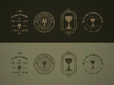 T-Shirt Design Icons christian design church design church media engraving etching logo logo design logo designer t shirt design vintage logo