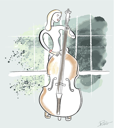 The mood of music illustration vector