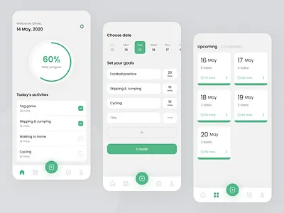Kids Daily Tracker activity calendar chart daily progress daily tracker design dribbble goals progress time and date ui ui ux uidesign