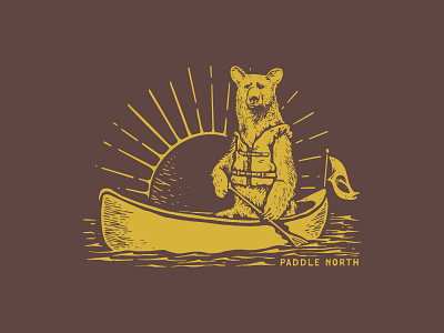 Paddle Bear bear canoe paddle