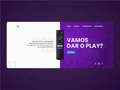 Welcome to Plathanus company creativity design herosection interface ui uiux ux webdesign