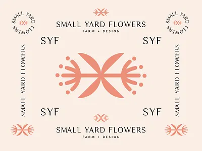 Small Yard Flowers Final Logos brand identity floral flower portland sustainable