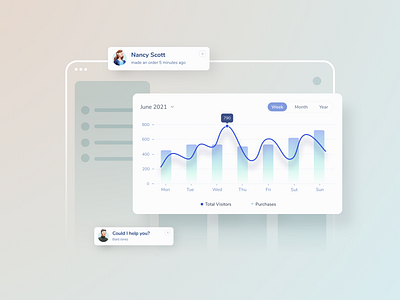 Sales stats calendar chart interface product sales shadow stats tag ui ux web