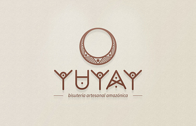 Yuyay artisan crafts design ecuador logo logotipo shot vector