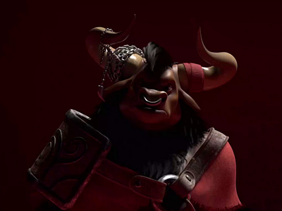 Rufat's Bull. 3d 3d animation 3d bull 3d modelling animated character animation nft