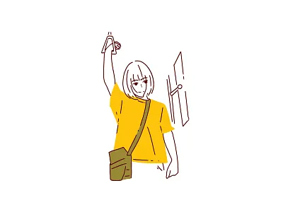 Minimalist illustrations branding design graphic design illustration minimalism minimalist outline ui