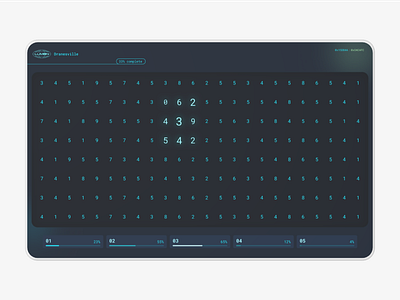 Severance - Upgraded Lumon Interface data lumon severance uiux uiuxdesign web app