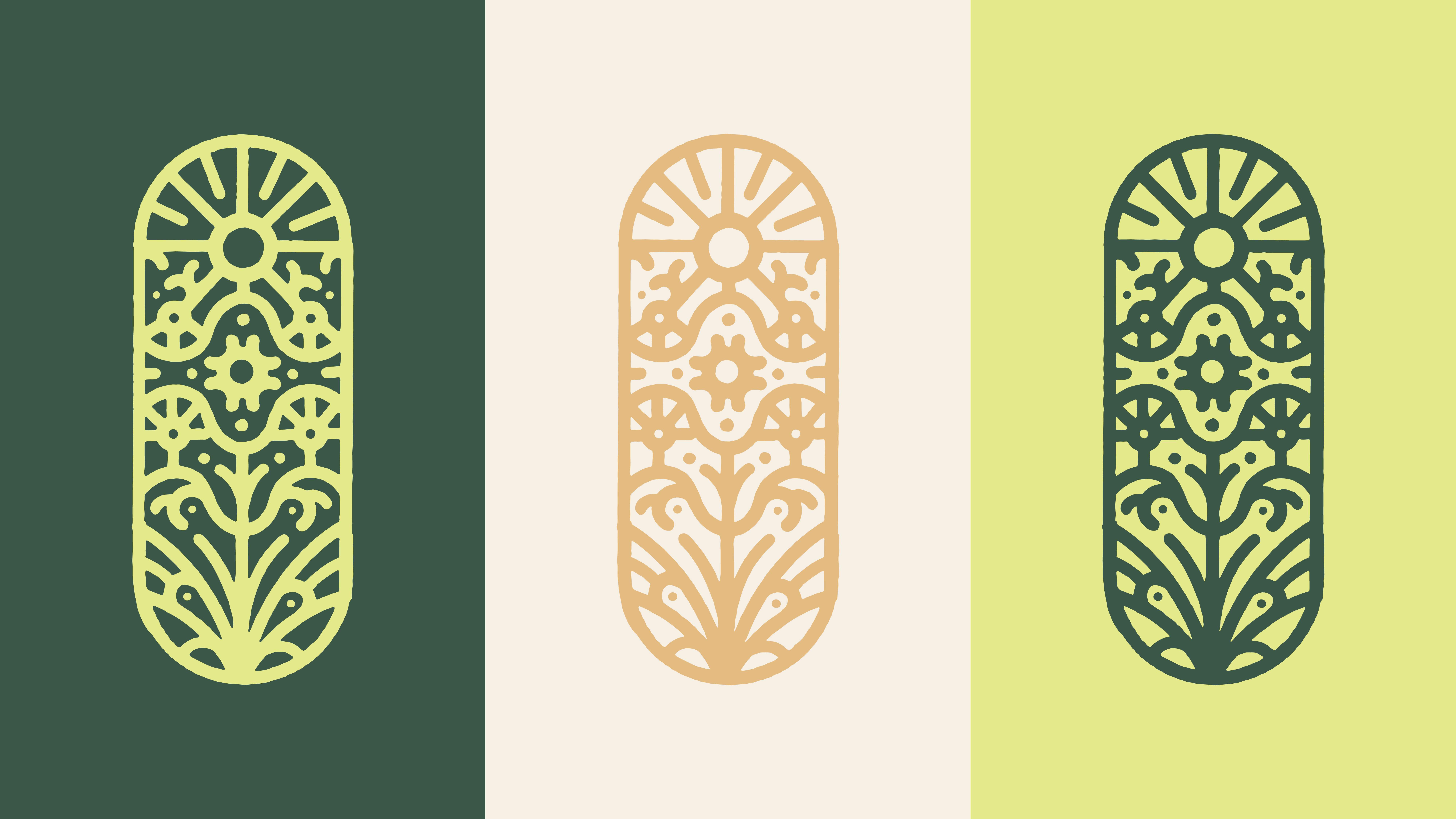 Folksy Freyja design illustration logo