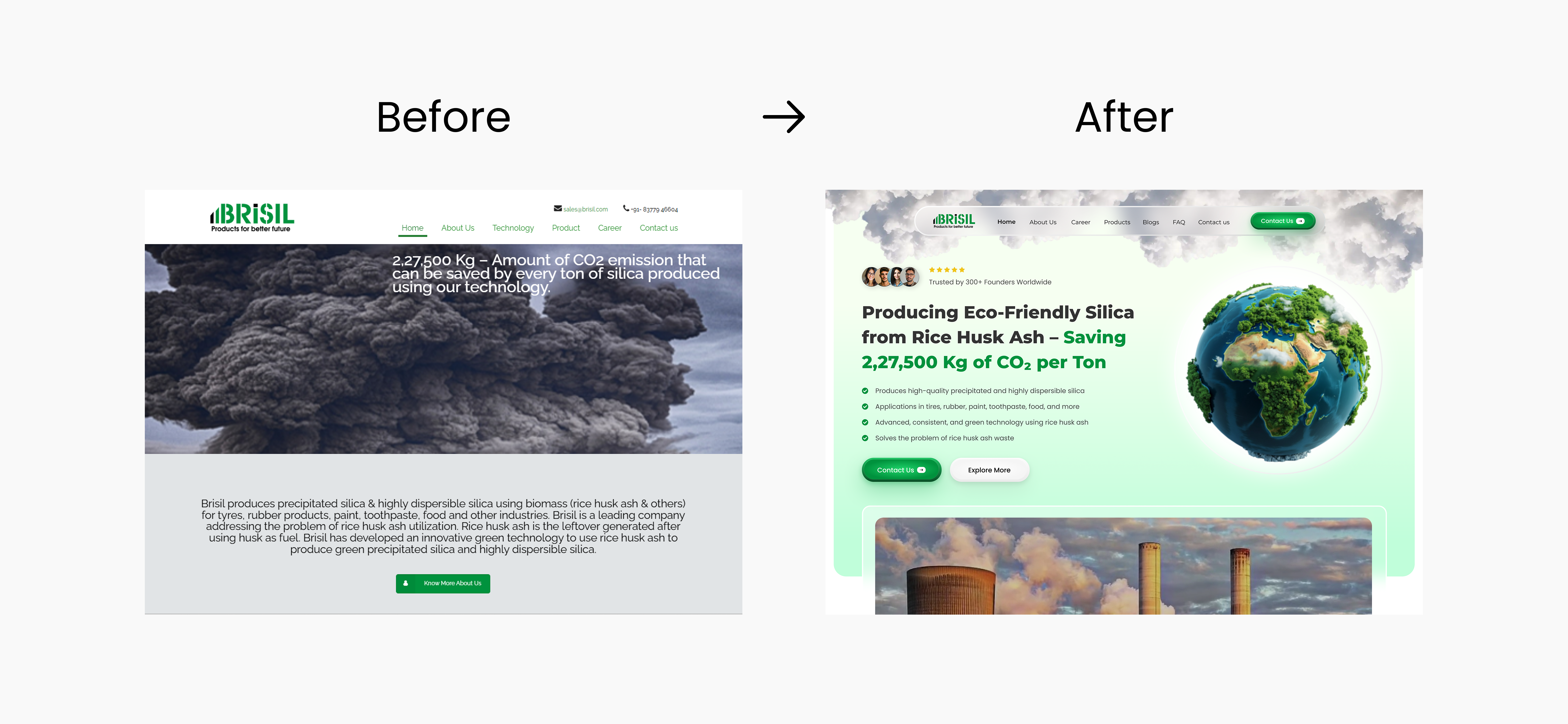 Hero Redesign | Green Startup | Brisil animation app branding design ecommerce form graphic design icon illustration interaction landing page logo mobile typography ui ux vector web web page website