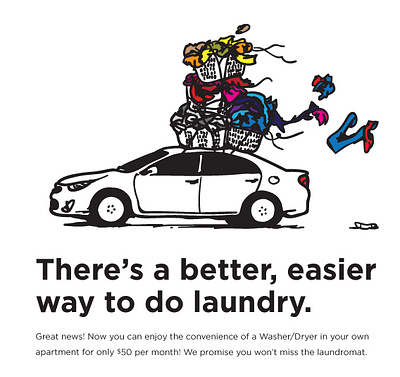 Washer/Dryer Rental Flyer