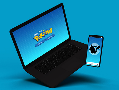 Who's That Pokémon? app design ui ux web app