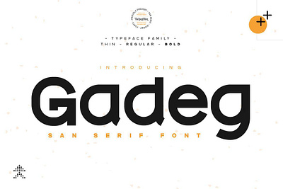 Gadeg font sansserif typeface typography