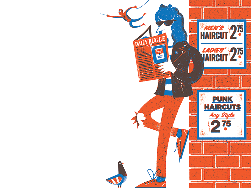 Example of Full Page Editorial Illustrations