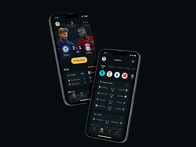 Football App app app design fifa football fútbol interface league live soccer sports ui ux