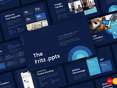 Fritz Presentation Template clean colorful company corporate google slides keynote modern multipurpose multipurpose template photography pitch deck portfolio powerpoint presenation studio template unique web design web development website