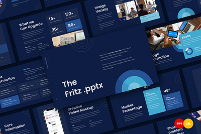 Fritz Presentation Template clean colorful company corporate google slides keynote modern multipurpose multipurpose template photography pitch deck portfolio powerpoint presenation studio template unique web design web development website