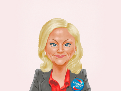 Knope illustration knope leslie parks and rec portrait