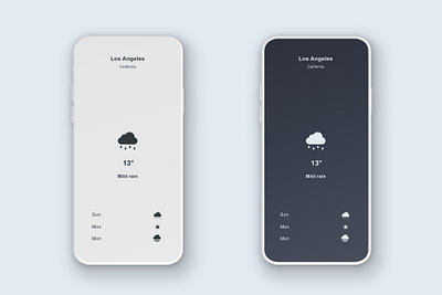 Minimal Weather App app clean design cleandesign design ecommerce graphic design ios minimal minimal design minimal weather mobile design ui ui design weather app weather design