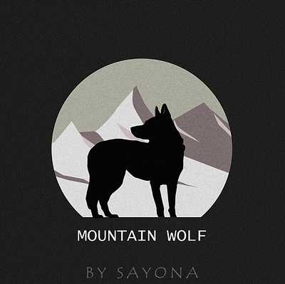 Mountain Wolf branding design graphic design icon illustration logo typography